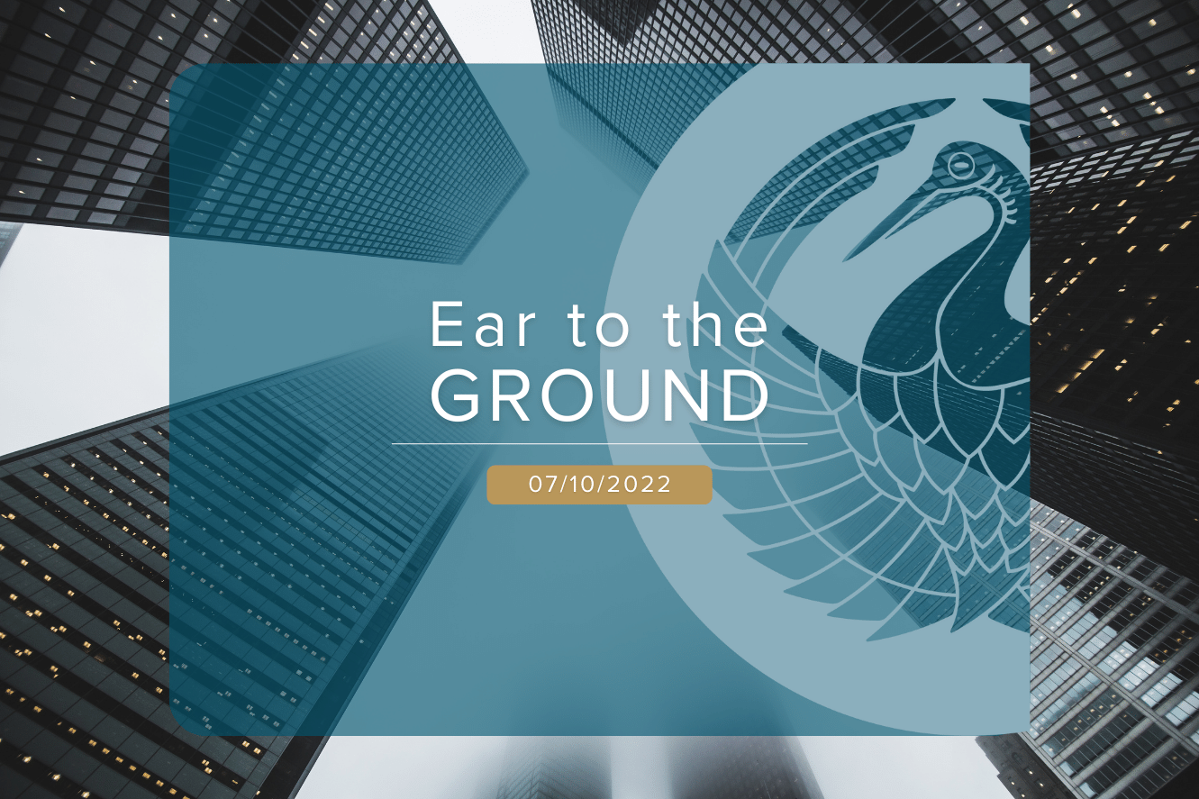 Ear to the ground 07/10/2022